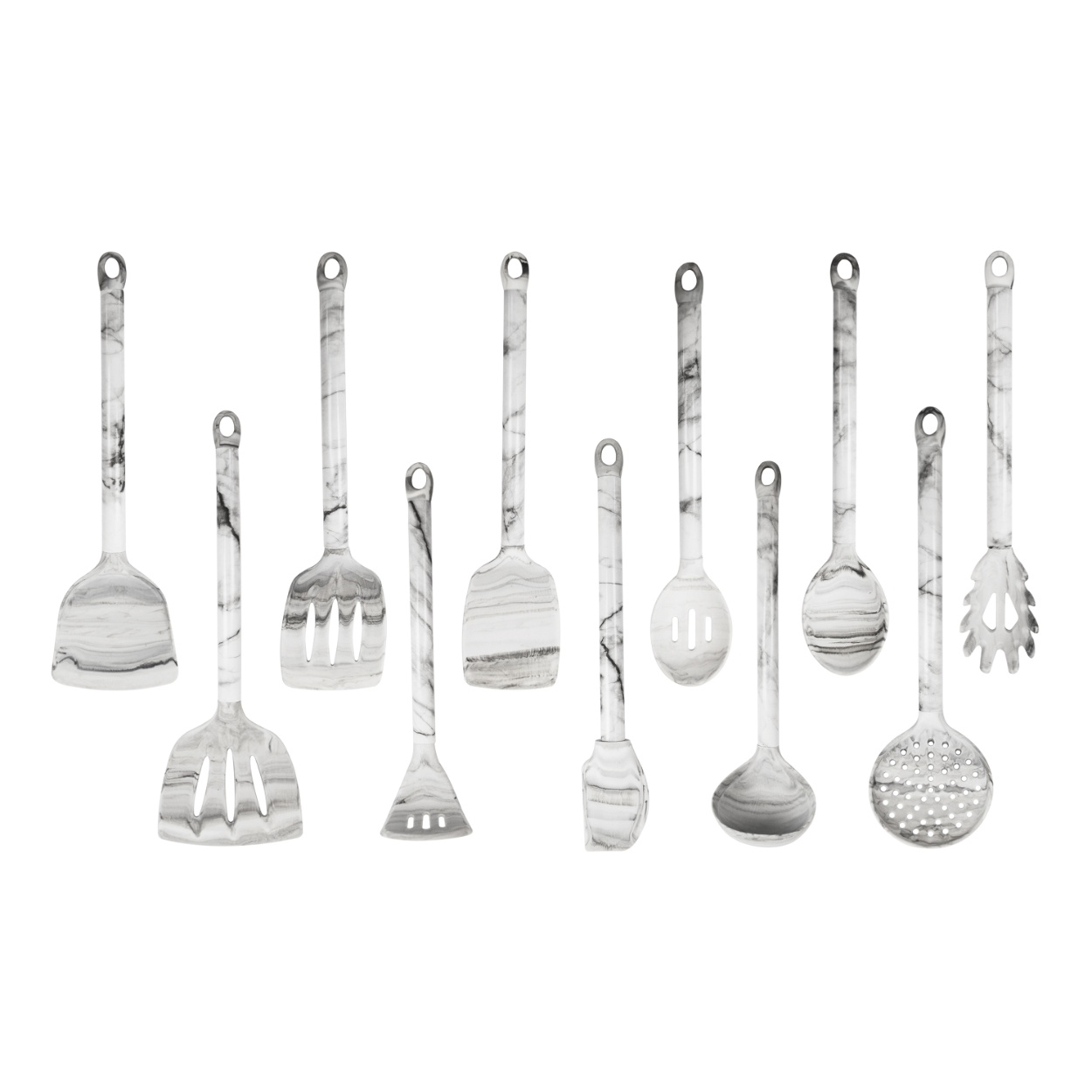 Custom Marble Silicone Kitchen Utensils Silicone Cookware