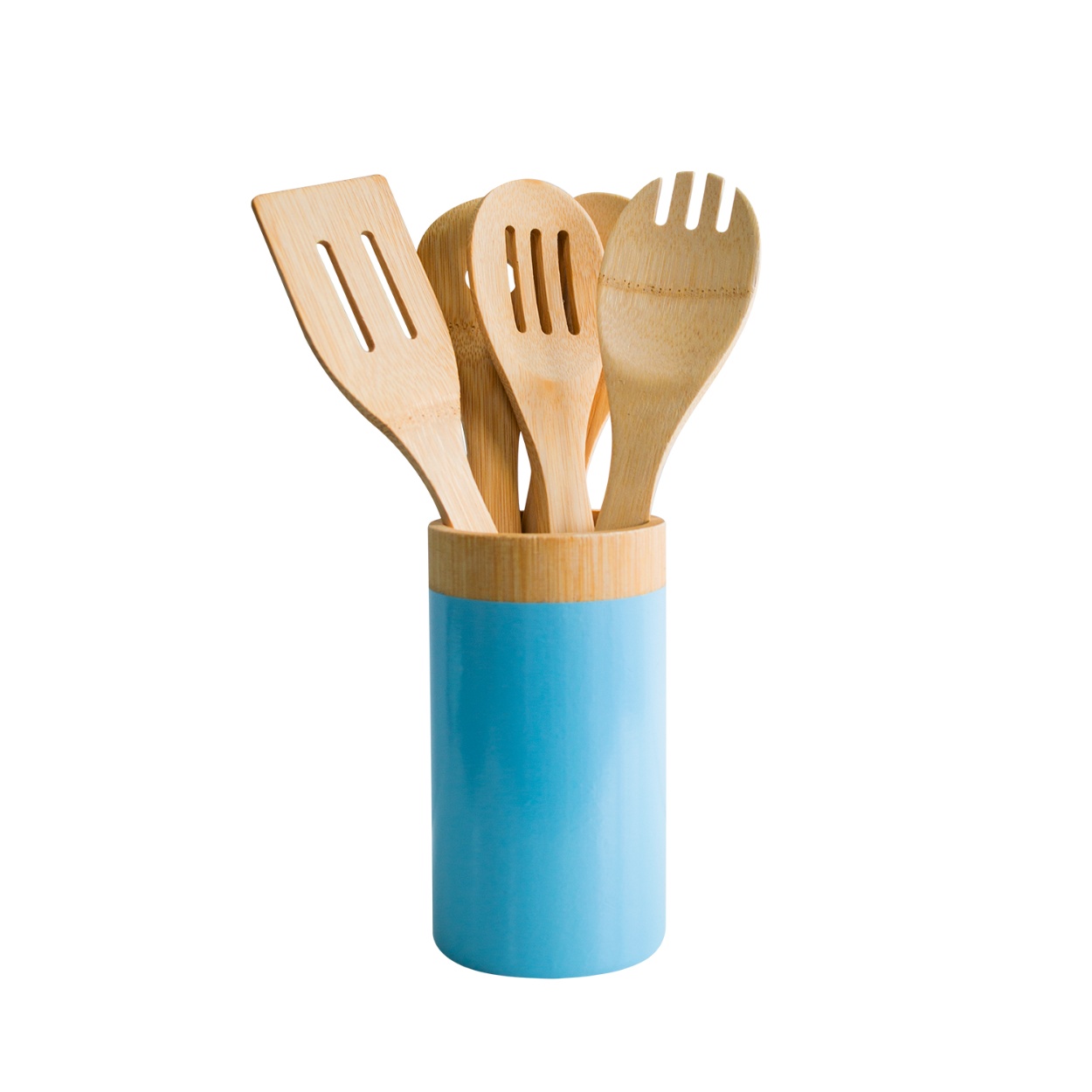 Wholesale Best Bamboo Kitchen Utensil Set with Holder