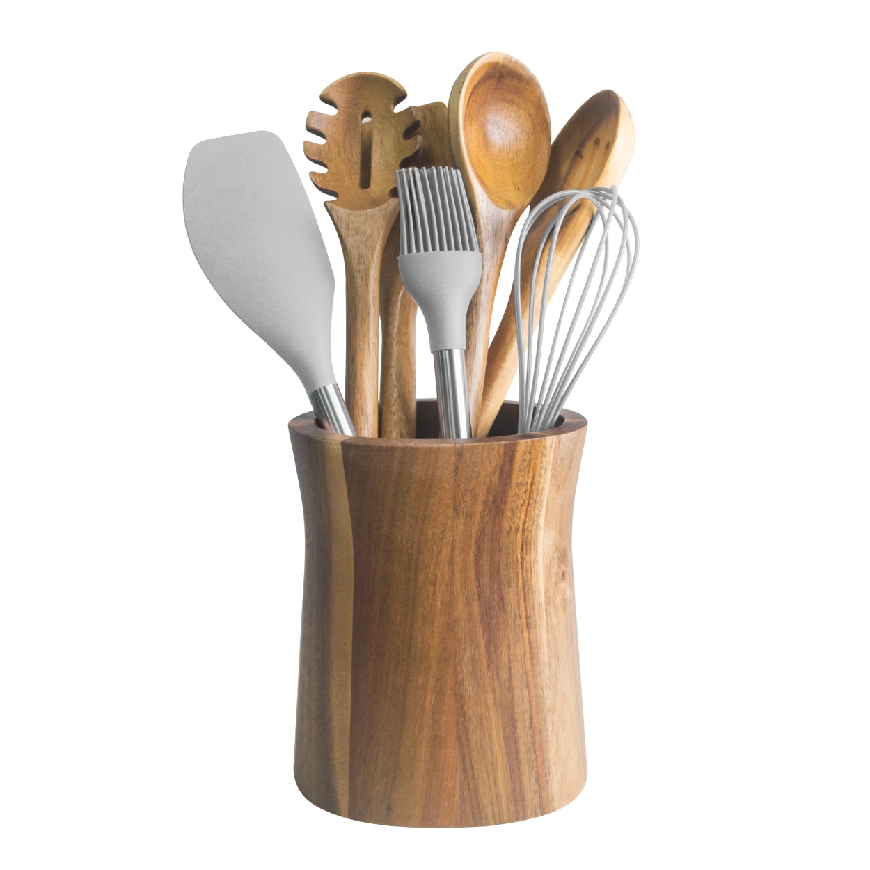 Wholesale Best Wooden Kitchen Utensil Set with Holder