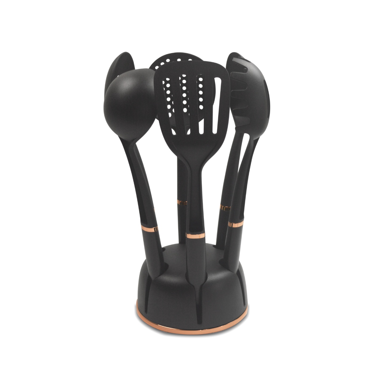 Wholesale Cooking Utensils Nylon Kitchen Utensil with Rack