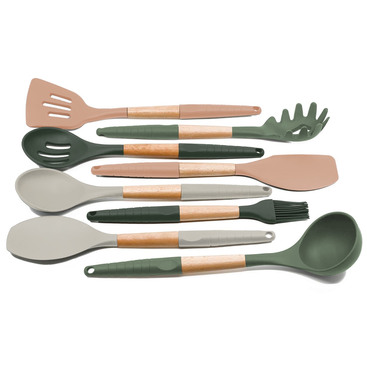 Wholesale Kitchenware High Quality Silicone Cooking Utensils