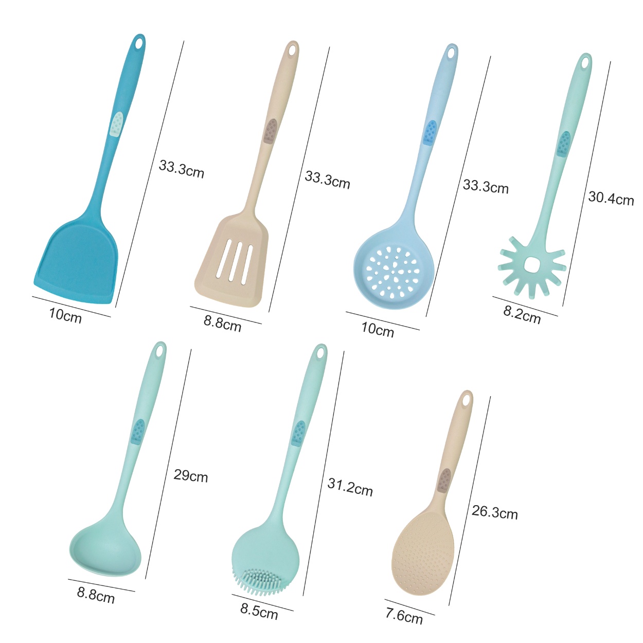 Wholesale Microwave Kitchenware Silicone Kitchen Utensils