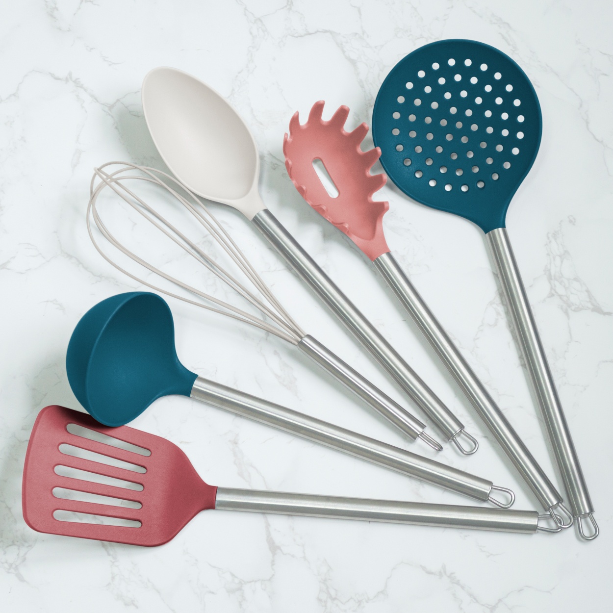 Wholesale Stainless Steel Silicone Utensils Custom Kitchenware