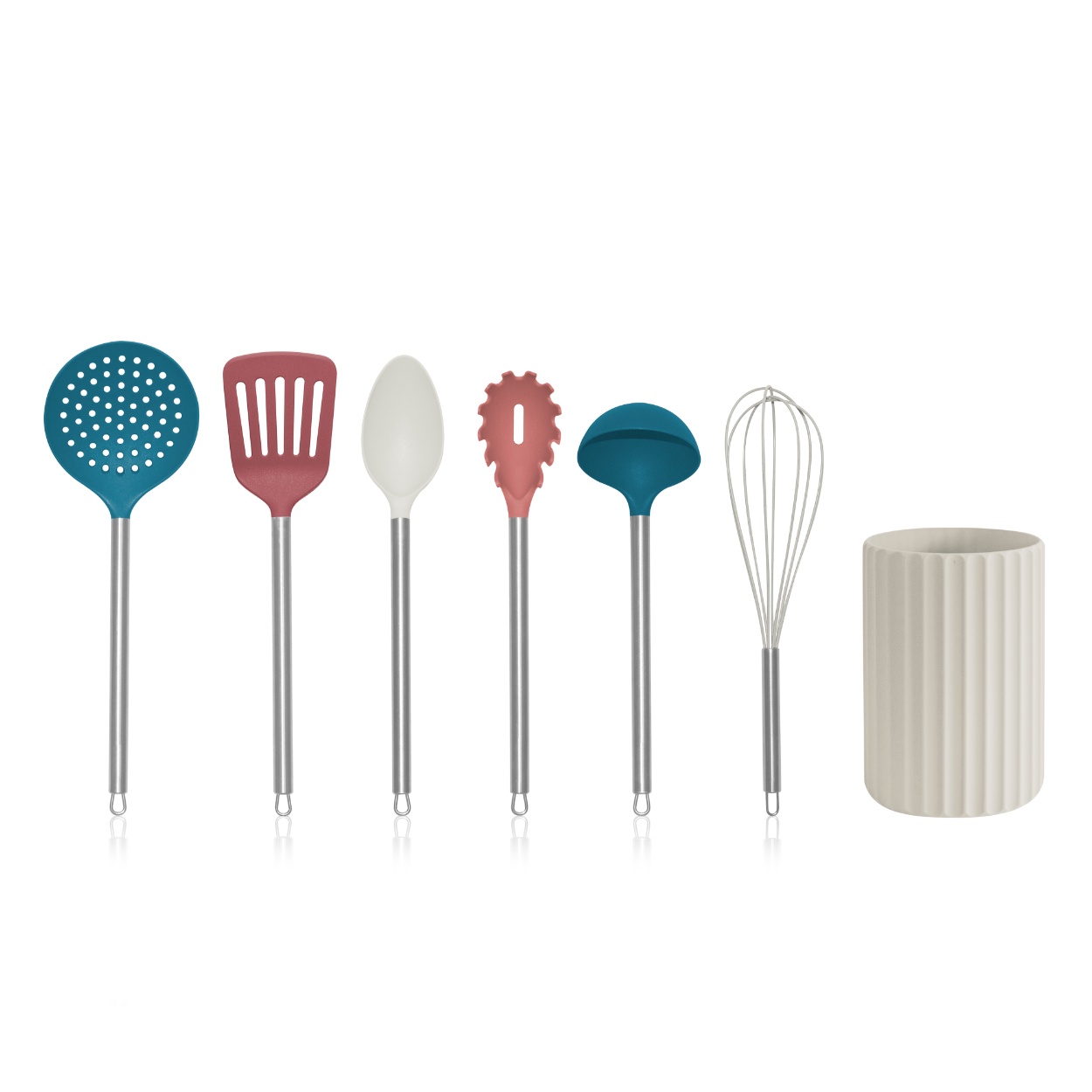 Wholesale Stainless Steel Silicone Utensils Custom Kitchenware