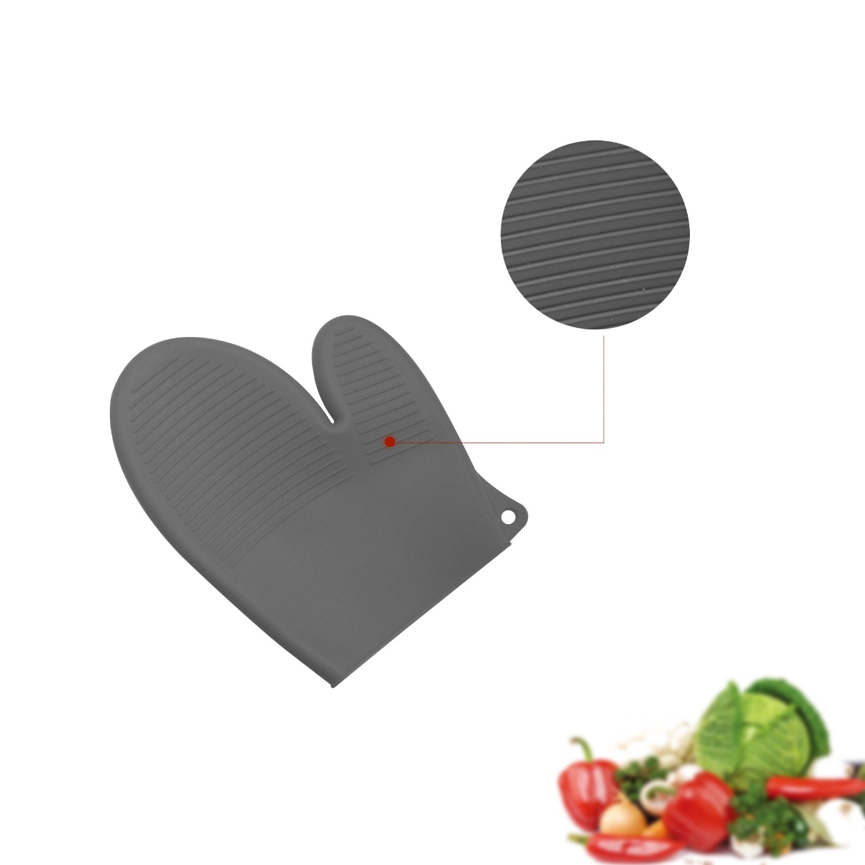 Wholesale Rubber Oven Mitts Silicone Gloves for Cooking