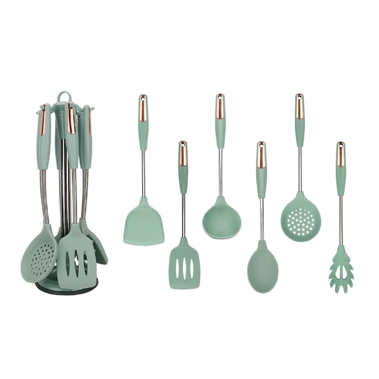 Wholesale Silicone Kitchen Cooking Utensils Chef Cooking Utensils