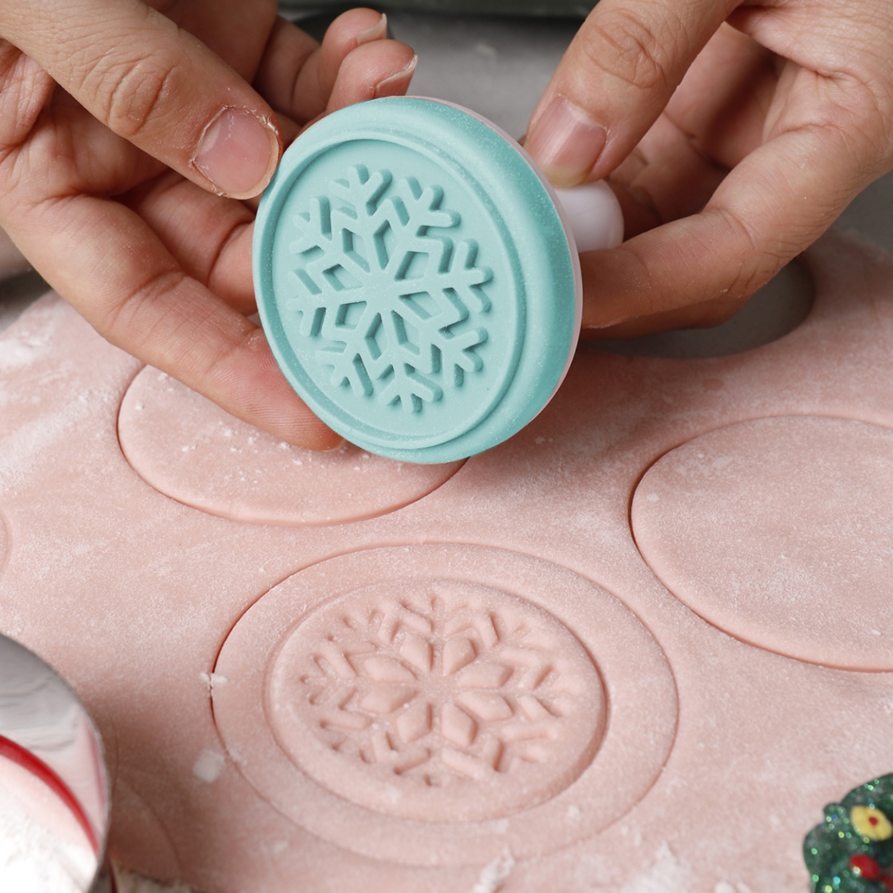 Wholesale Cookie Embossing Mold Silicone Concrete Stamp