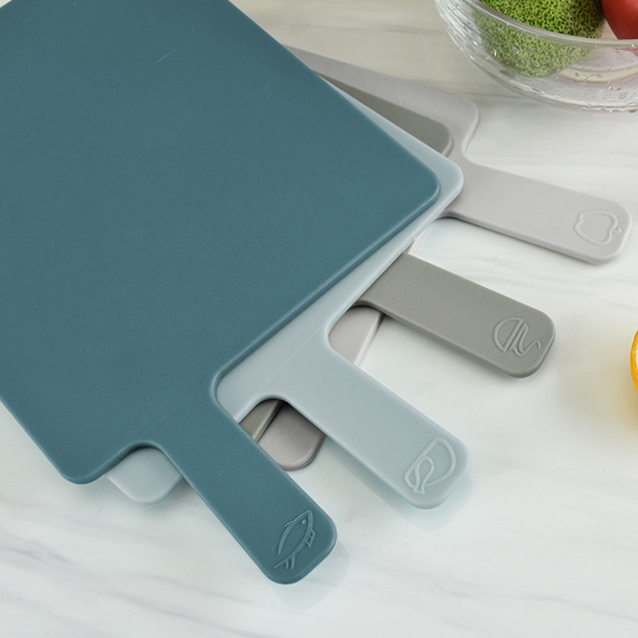 Wholesale Plastic Cutting Board Chopping Board Set with Stand