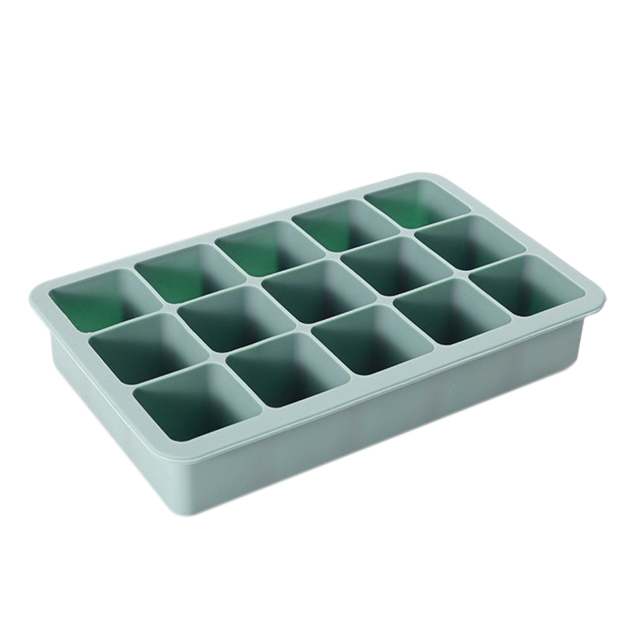 Wholesale Silicone Ice Cube Tray with Lid Reusable Ice Cube Sheet